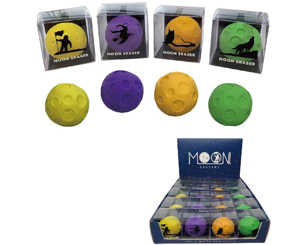 ROOST Radiergummi 4 ass. 4530 3D Mond