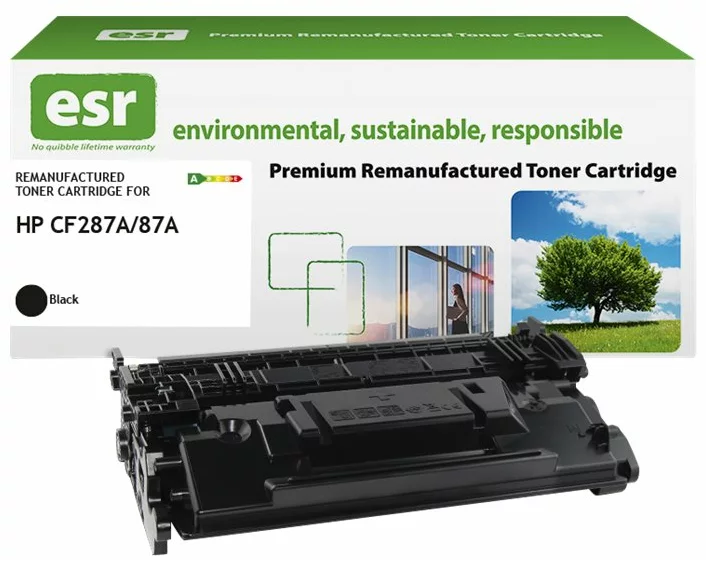 ESR Toner cartridge compatible with HP CF287A black remanufactured 9.000 pages