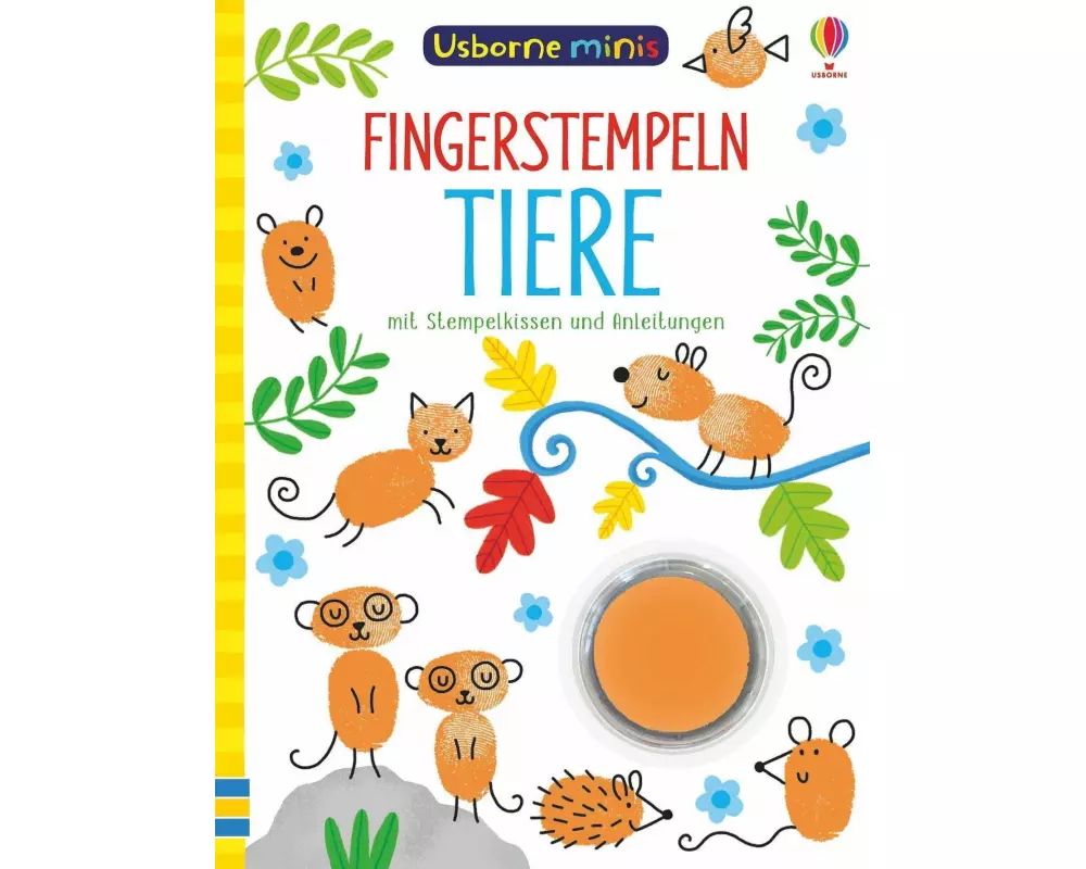 Usborne Minis - Fingerstempeln: Tiere