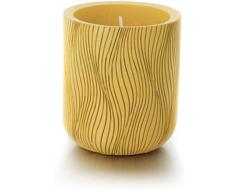 balthasar Outdoor Teelichter Wavy Gelb