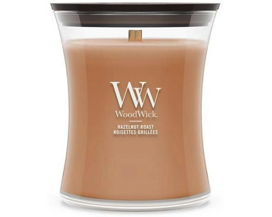 Woodwick Duftkerze Hazelnut Roast Medium Jar