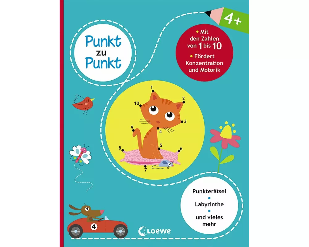 Punkt zu Punkt - Mit den Zahlen von 1 bis 10