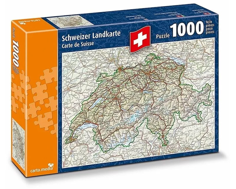 Schweizer Landkarte