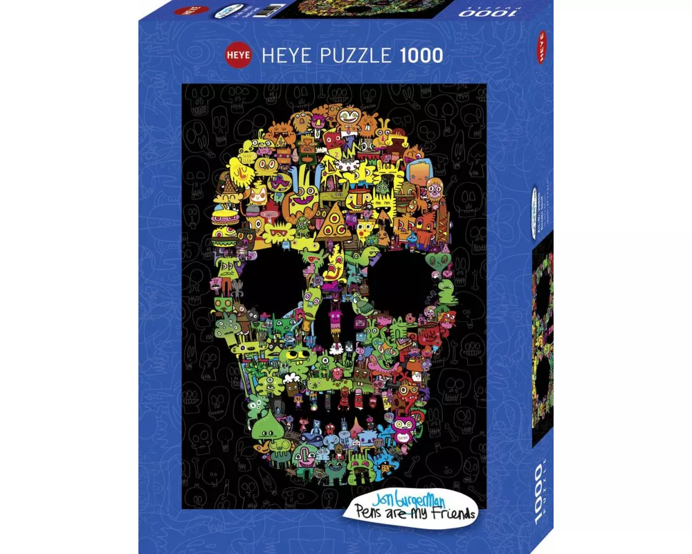 Doodle Skull Puzzle