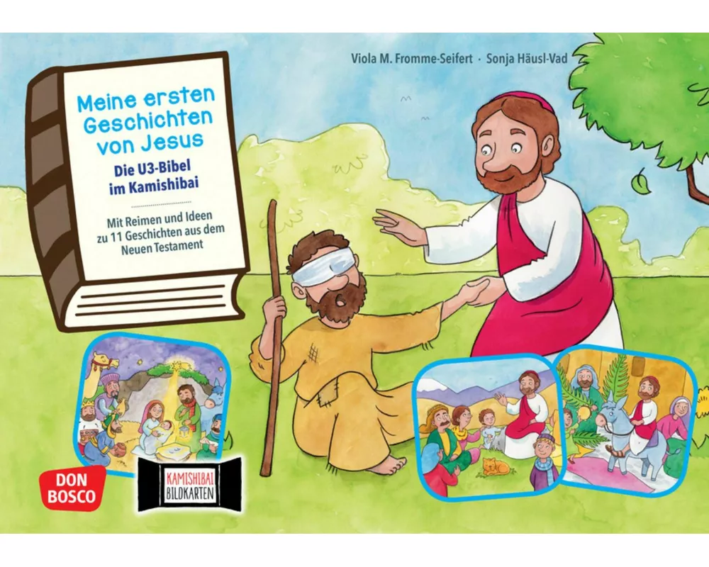 Meine ersten Geschichten von Jesus. Die U3-Bibel im Kamishibai. Kamishibai Bildkartenset