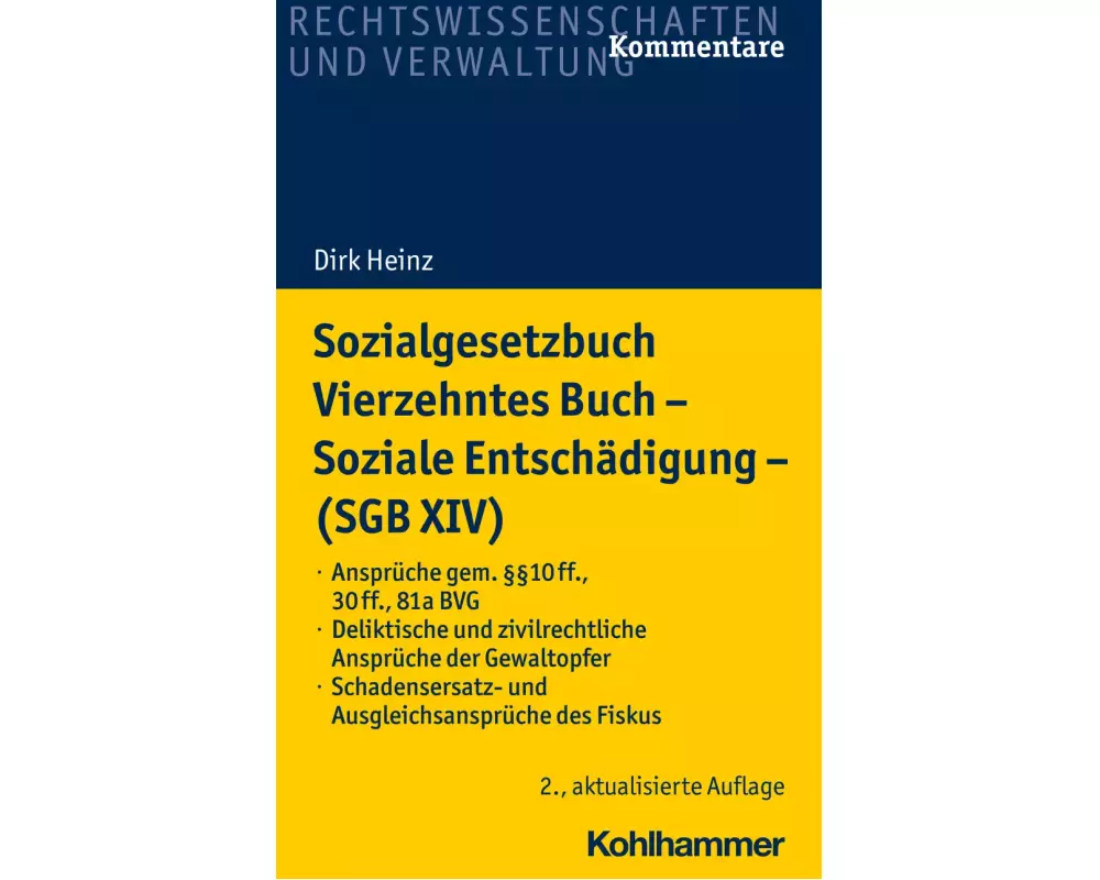 Sozialgesetzbuch Vierzehntes Buch - Soziale Entschädigung - (SGB XIV)