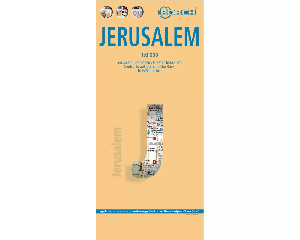 Jerusalem, Borch Map