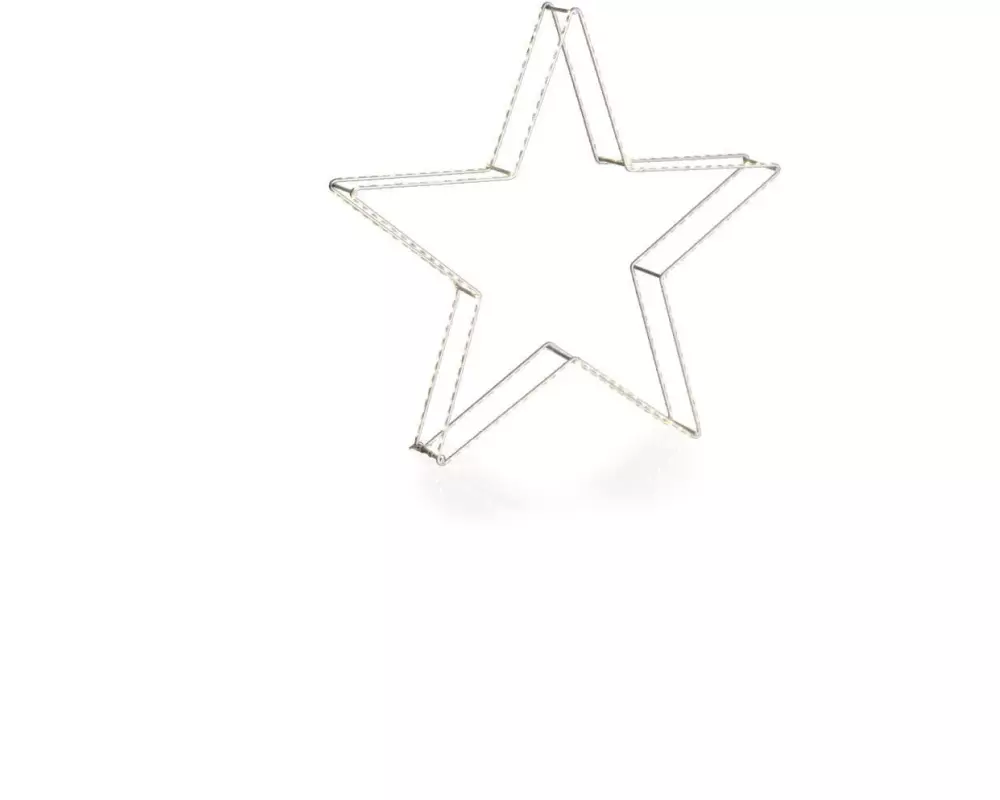 STT Tischdeko 3D Stern Argento, Ø 58 cm