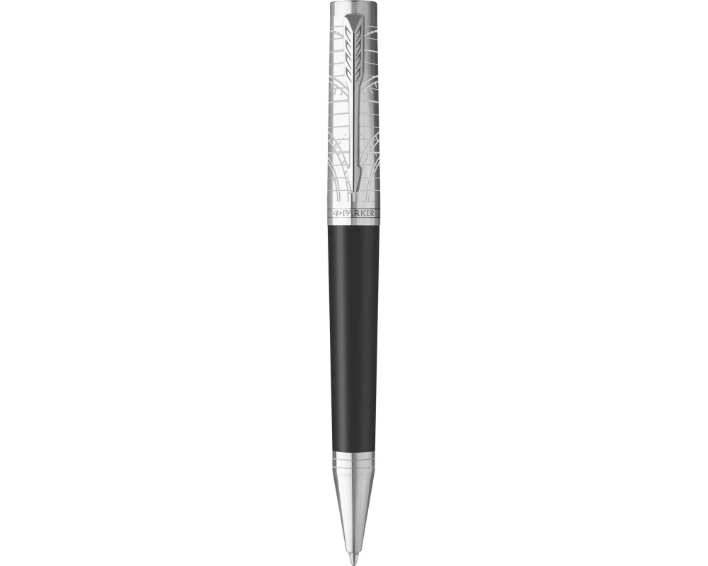 Parker Kugelschreiber Ingenuity Medium (M), Schwarz/Silber