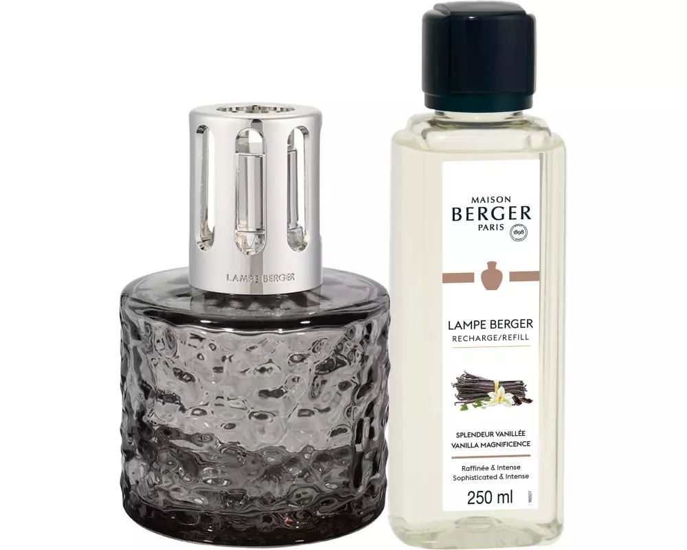 Maison Berger Duftlampe Mirage + 250 ml Splendeur Vanillée, Schwarz