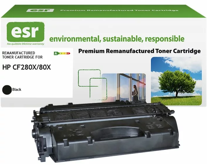 ESR Toner cartridge compatible with HP CF280X black High Capacity remanufactured 6.900 pages