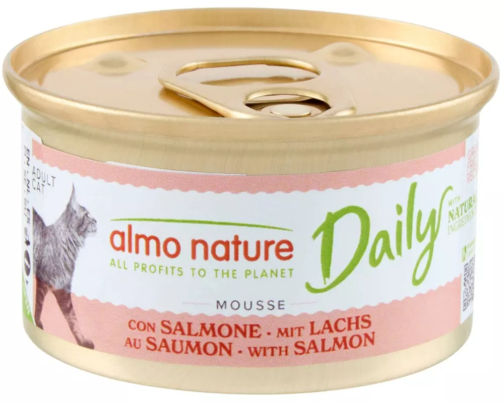 Almo Nature Nassfutter Daily Mousse mit Lachs 85g