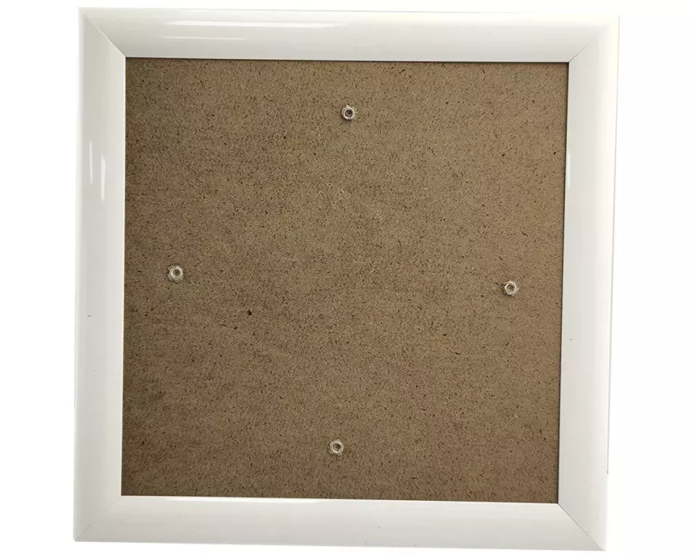 CRAFT Buddy Bastelset Zubehör Crystal Art Frame Weiss 21 x 21 cm