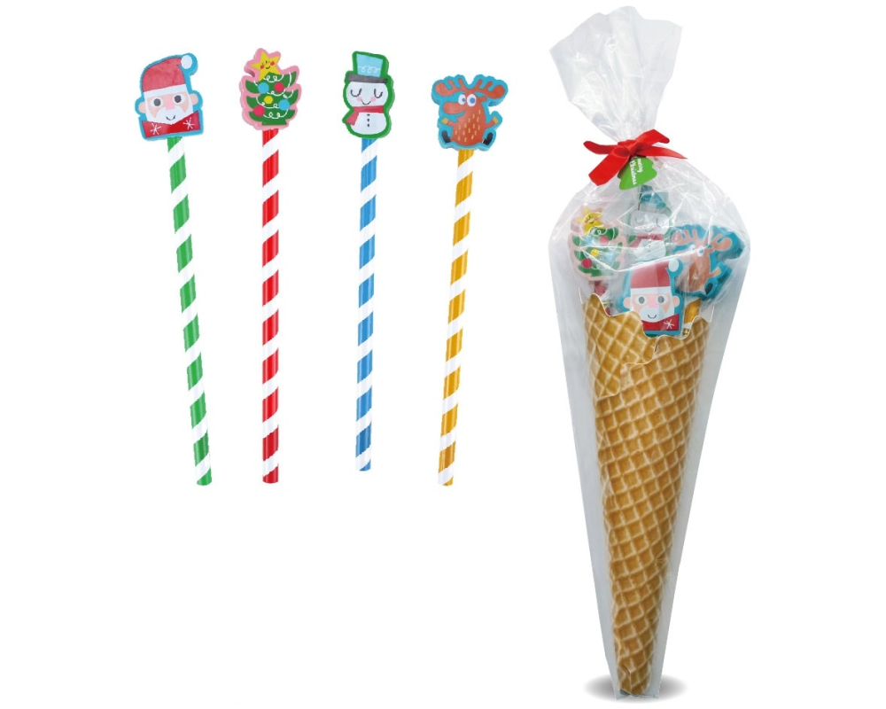 ROOST Bleistift Weihnachtsset XST-002 4 assortiert