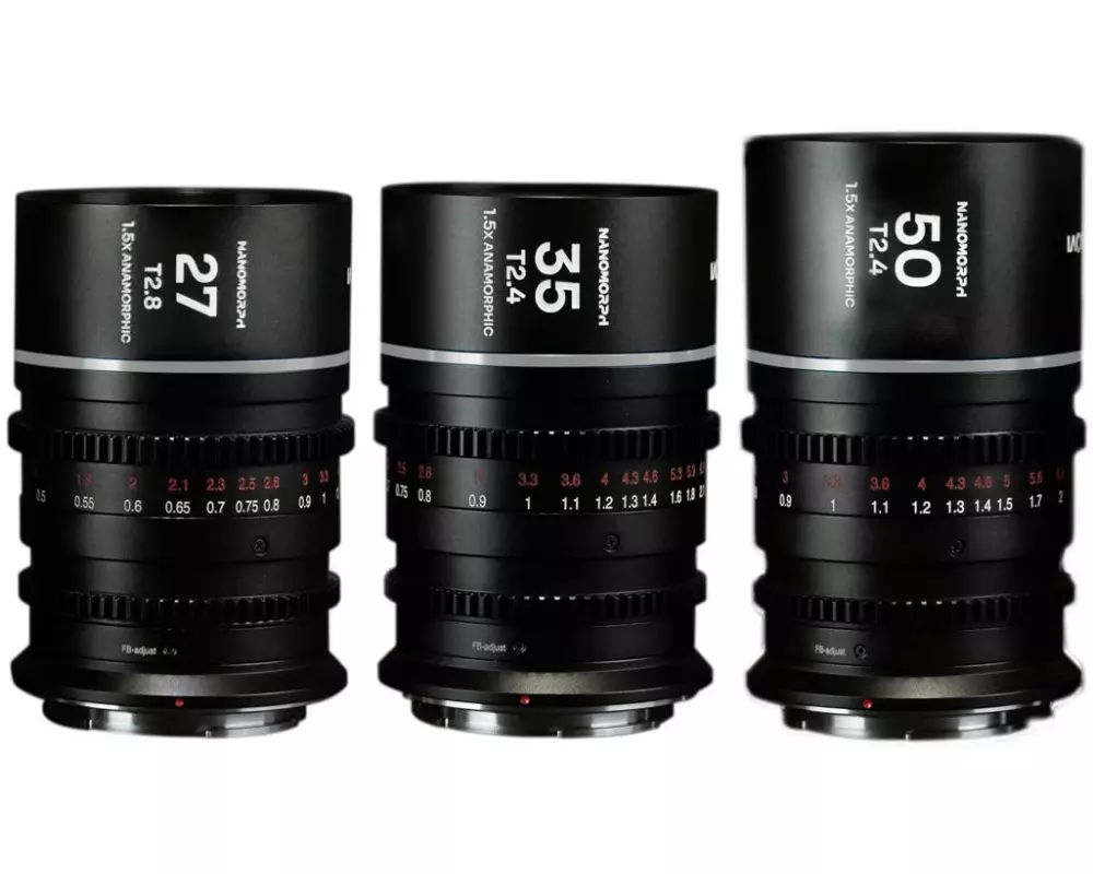 Venus Optic Festbrennweite Nano S35 Prime Kit (Silver) – Sony E-Mount