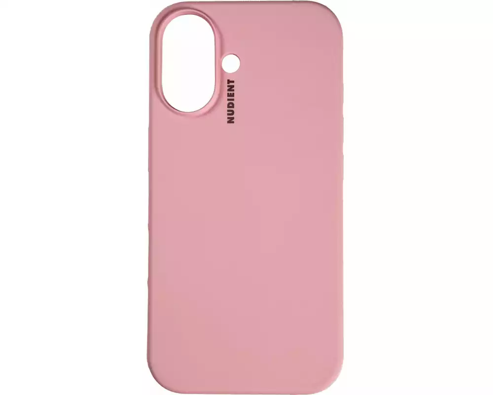 Nudient Back Cover Base Case Magsafe iPhone 16 Baby Pink