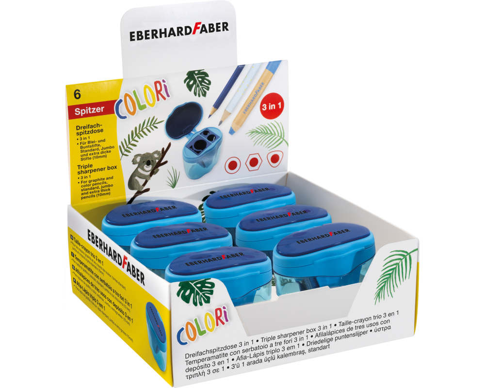 EBERHARD FABER Spitzer Colori 585149 blau