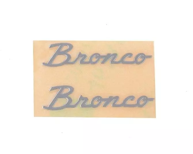 RC4WD Emblem Body Decals TRX-4 21 Bronco, Silber