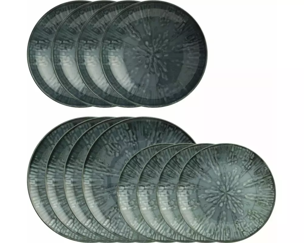 Arthur Krupp Speise-Service Fusion Blue 12 Stück,Blau