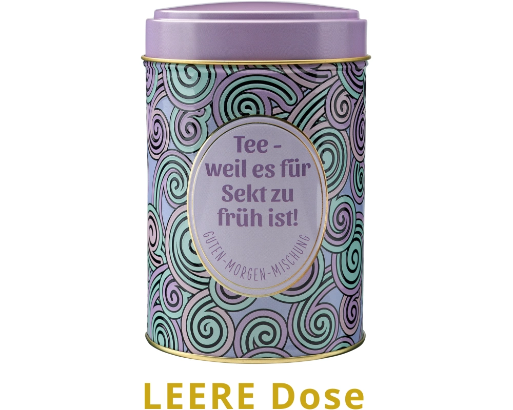 ROOST Teedose 1905 leer, Tee - weil es für Sekt