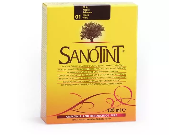 SANOTINT Haarcoloration Schwarz 125 ml