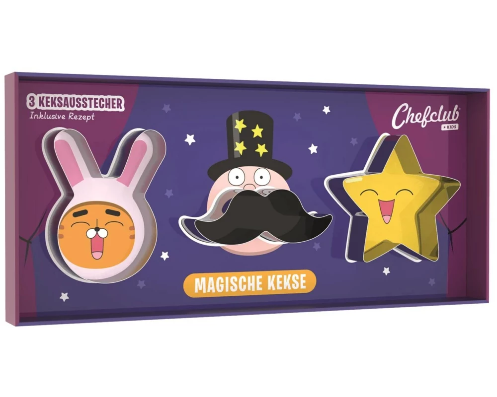 Chefclub Keksausstecher Magische Kekse