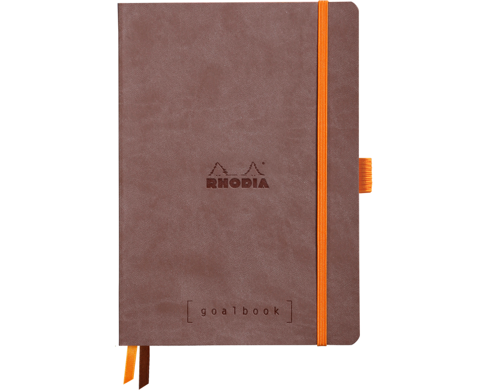 RHODIA Goalbook Notizbuch A5 117572C Softcover Schokoladenb. 240 S.