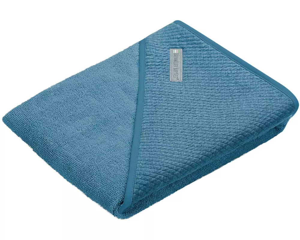 Odenwälder Baby-Kapuzentuch Trend Spaceblue 100 x 100 cm