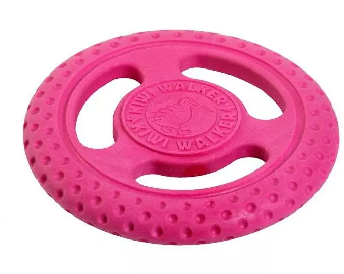 KIWI WALKER Dog Disc Frisbee Rosa, S, Ø 17 cm