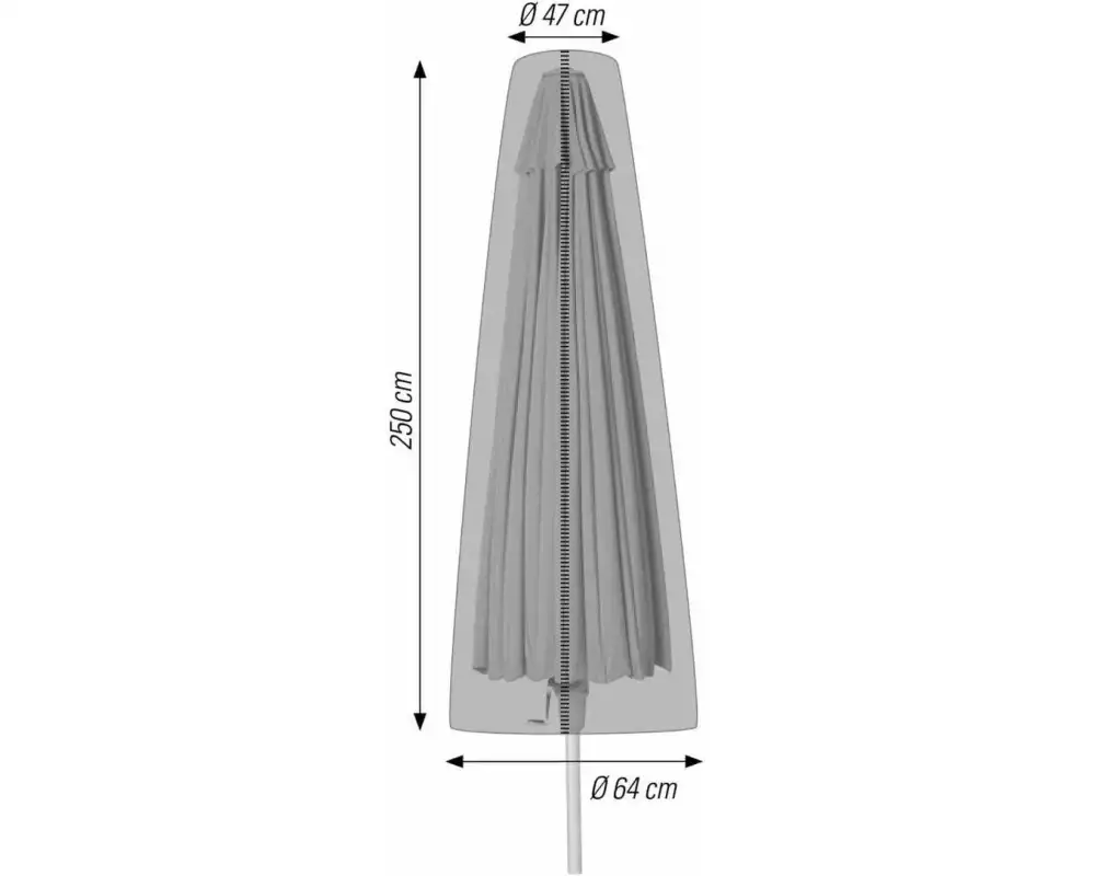 Acamp Schutzhülle Sonnenschirm Ø 47 / 64 cm x 250 cm