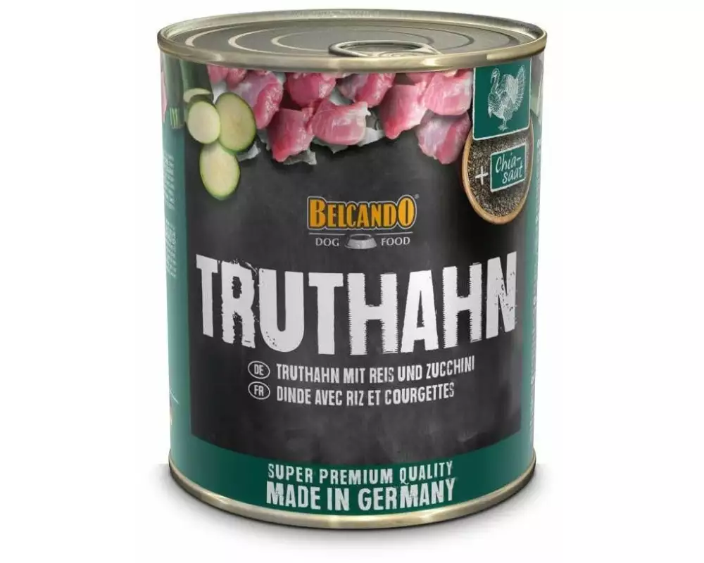 Belcando Nassfutter Truthahn mit Reis & Zucchini, 800g