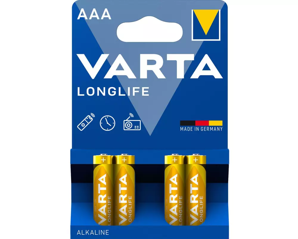 Varta Batterie Longlife AAA , 4 Stück