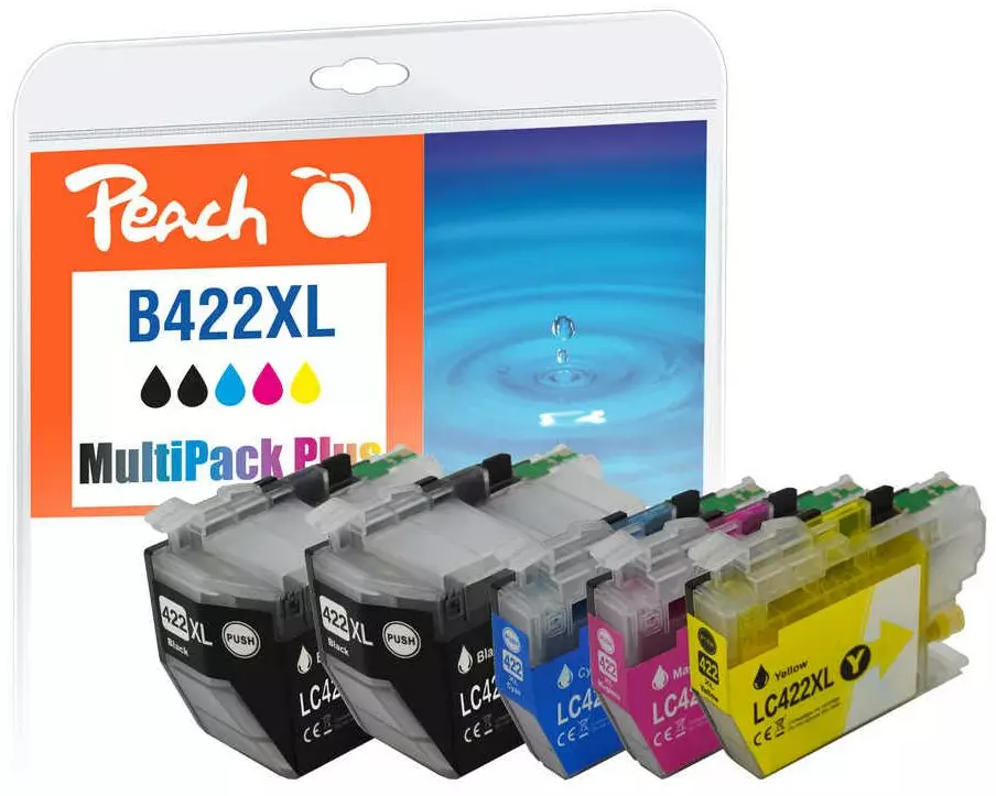 Peach Tinte Brother LC-422XL MP Plus C/M/Y/BK