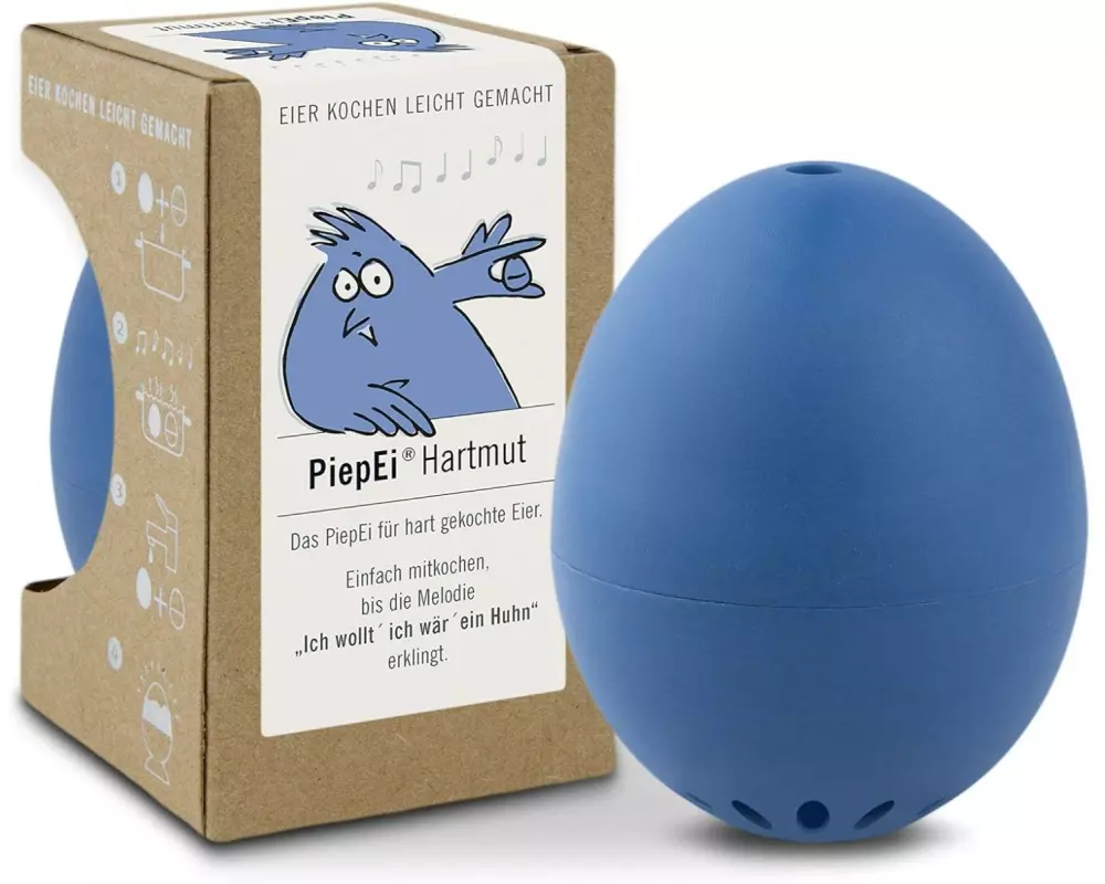 PiepEi Küchentimer Singende Eieruhr Hartmut, Blau
