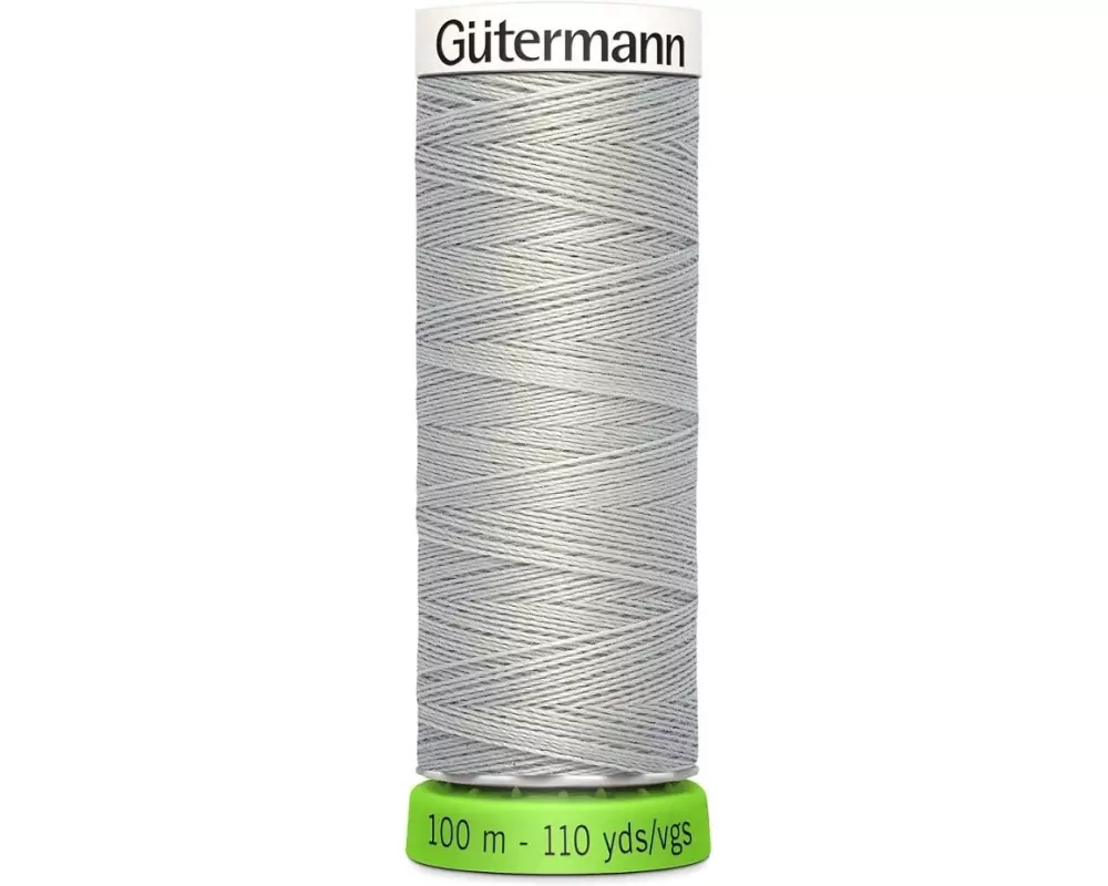 Gütermann Näh- und Stickgarn Allesnäher rPET 100 m Hellgrau
