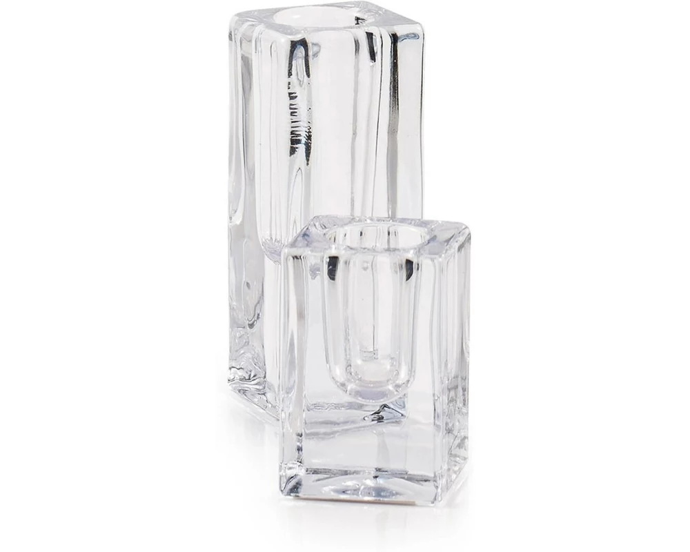 Pajoma Kerzenhalter eckig 1 Stück, Transparent