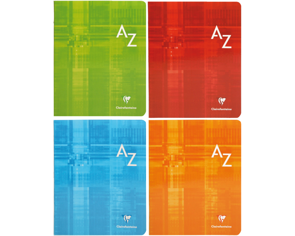 CLAIREFONTAINE Heft 17x22cm 63749 A-Z 48 Blatt