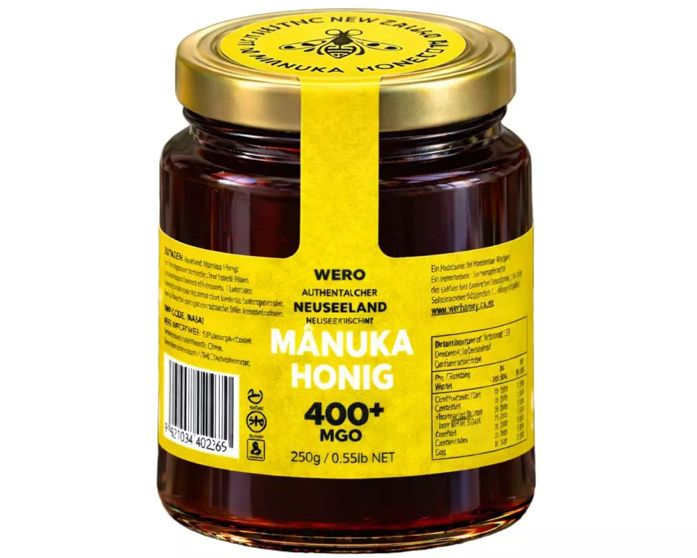 Wero Manuka Honig Authentic New Zealand Manuka Honey 400 mgo 250 mg
