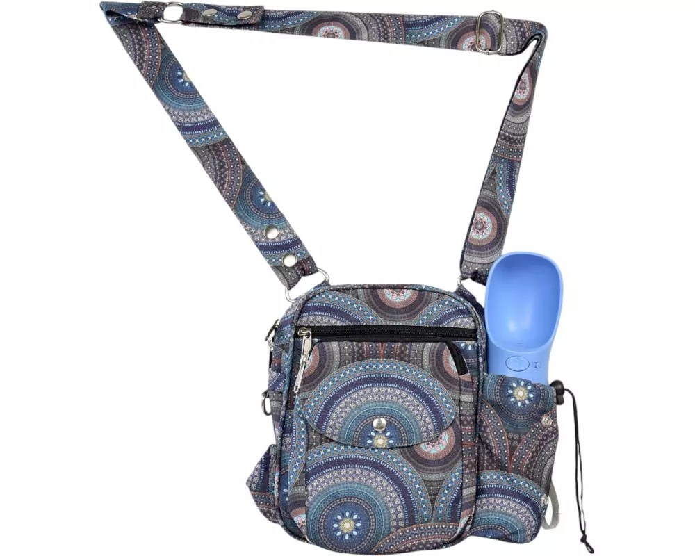 Nijens Gassi-Tasche Konstanz mit Druck, Blau