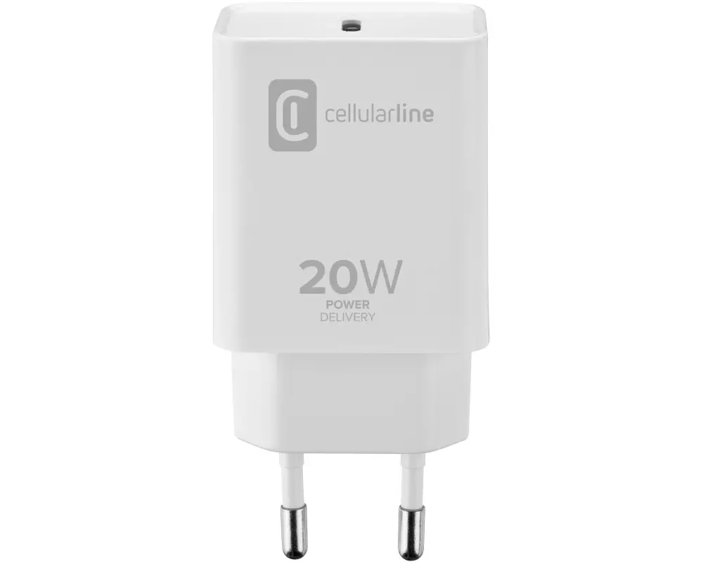Cellular Line ACHIPDUSBCPD20WW USB-C 20 W Weiss