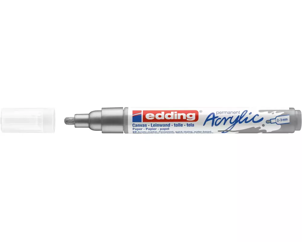 edding Acrylmarker 5100 Medium, Silber
