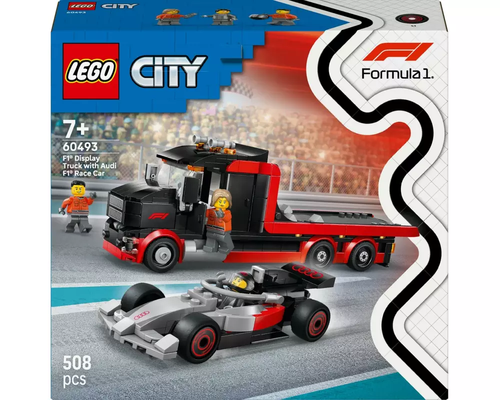 LEGO City F1 Truck mit Audi F1 Rennwagen 60493