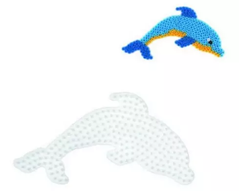 Hama Bügelperlen Platten Midi-Delfin Weiss