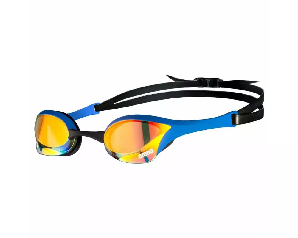 Arena Schwimmbrille Cobra Ultra Swipe Mirror yellow copper/blue