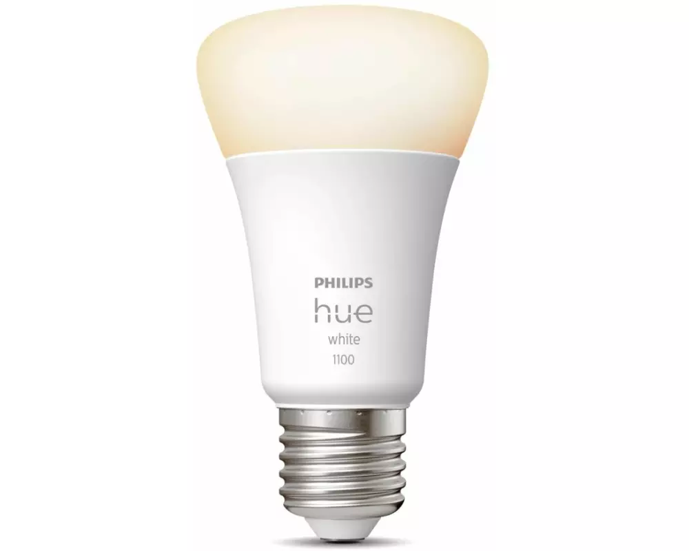 Philips Hue Leuchtmittel White E27 Einzelpack 1055 lm 9.5W