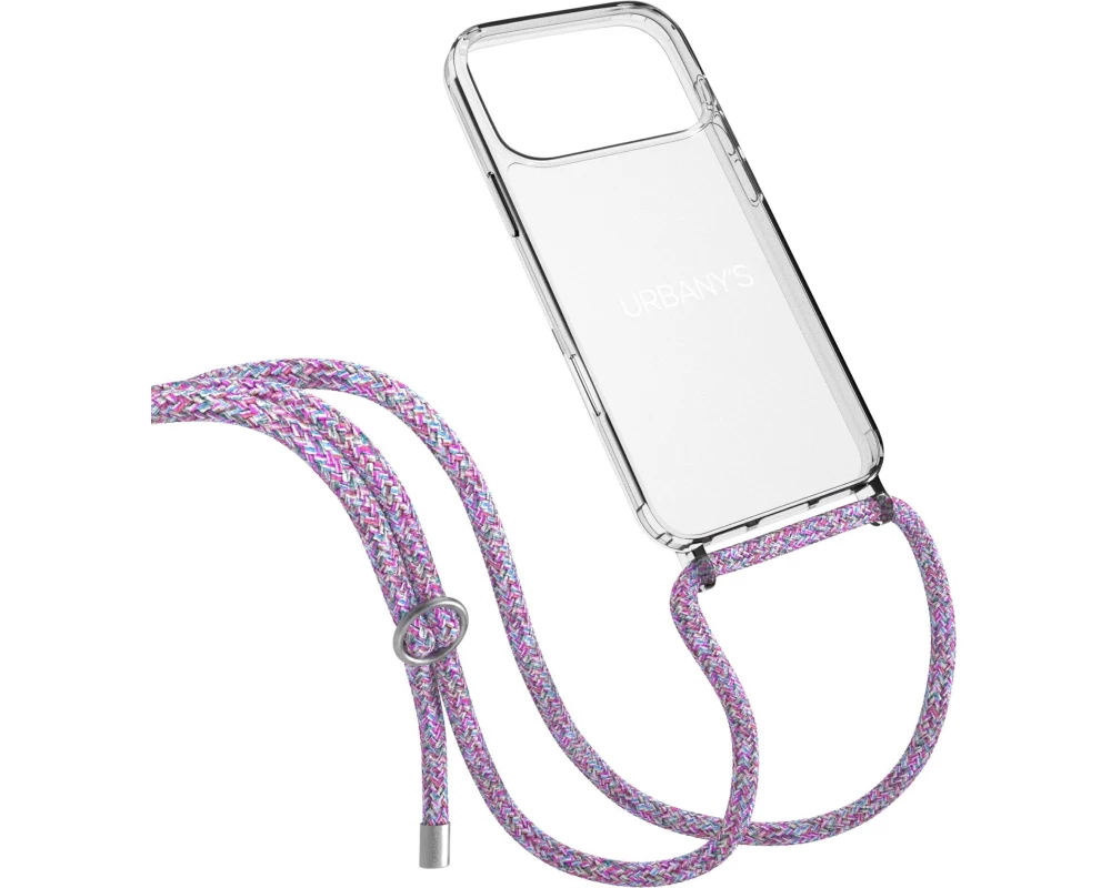 Urbany's Necklace Case LOLLIPOP iPhone 17 Pro Max Silber Ring