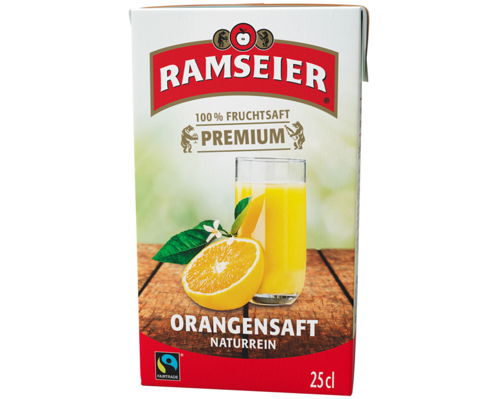 RAMSEIER Premium Orangensaft 5925 25 cl, 27 Stk.