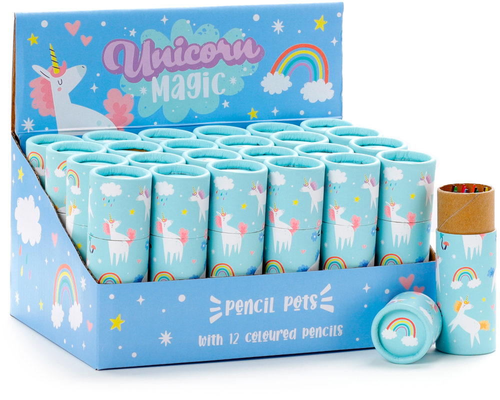 ROOST Farbstifte Einhorn PCASE54 12 Farben