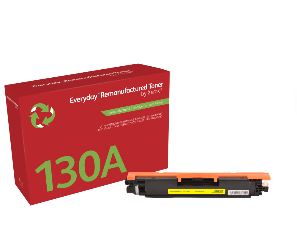 Everyday™ Gelb wiederaufbereiteter Toner von Xerox, kompatibel mit HP 130A (CF352A), Standardkapazität
