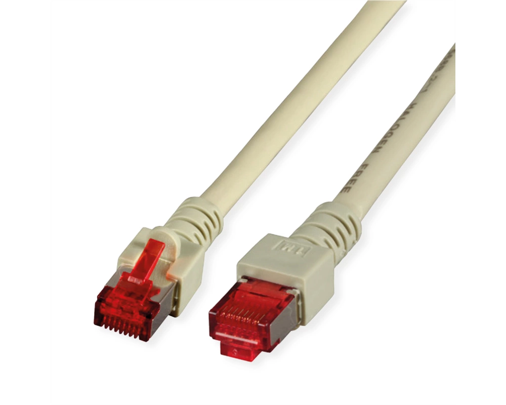 Patchkabel Cat.6 (Class E) S/FTP (PiMF), LSOH, grau, 30 m